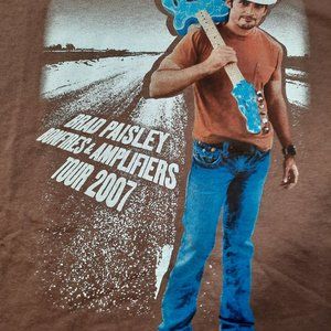 Brad Paisley Bonfires & Amplifiers Tour T Shirt